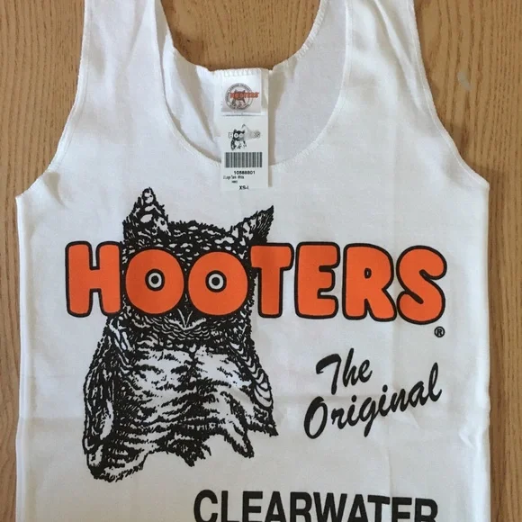 New Hooters Girl Vintage Uniform Tank Shorts Pantyhose XL Length Socks Size XS